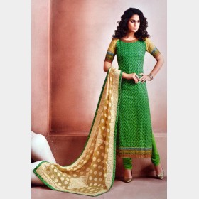 JoyVijoy’s Fashionable Cotton Salwar Kamiz and Dupatta with Ornamental Accessories